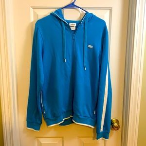 Lacoste blue hoodie